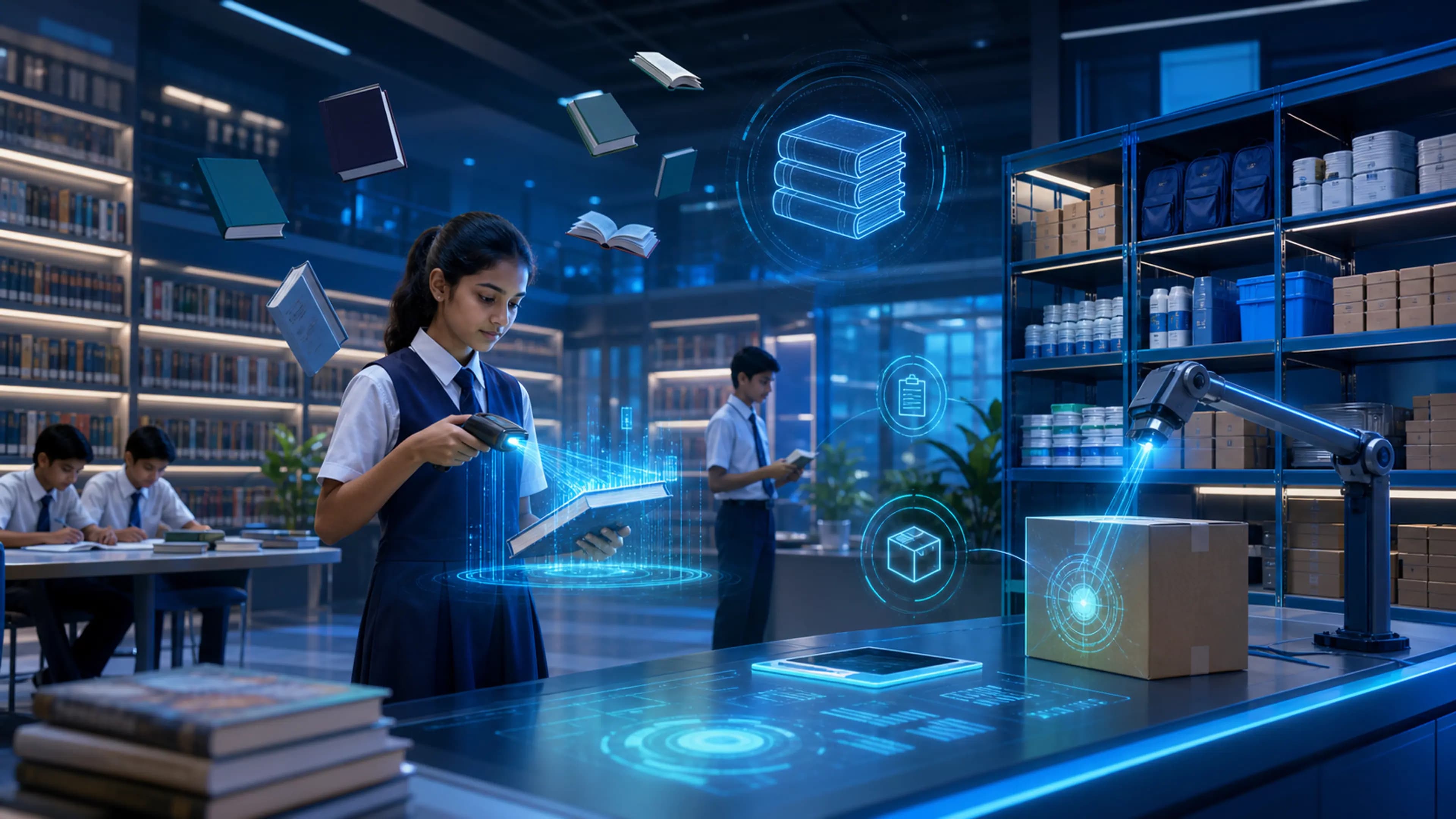 Smart library circulation and school inventory management