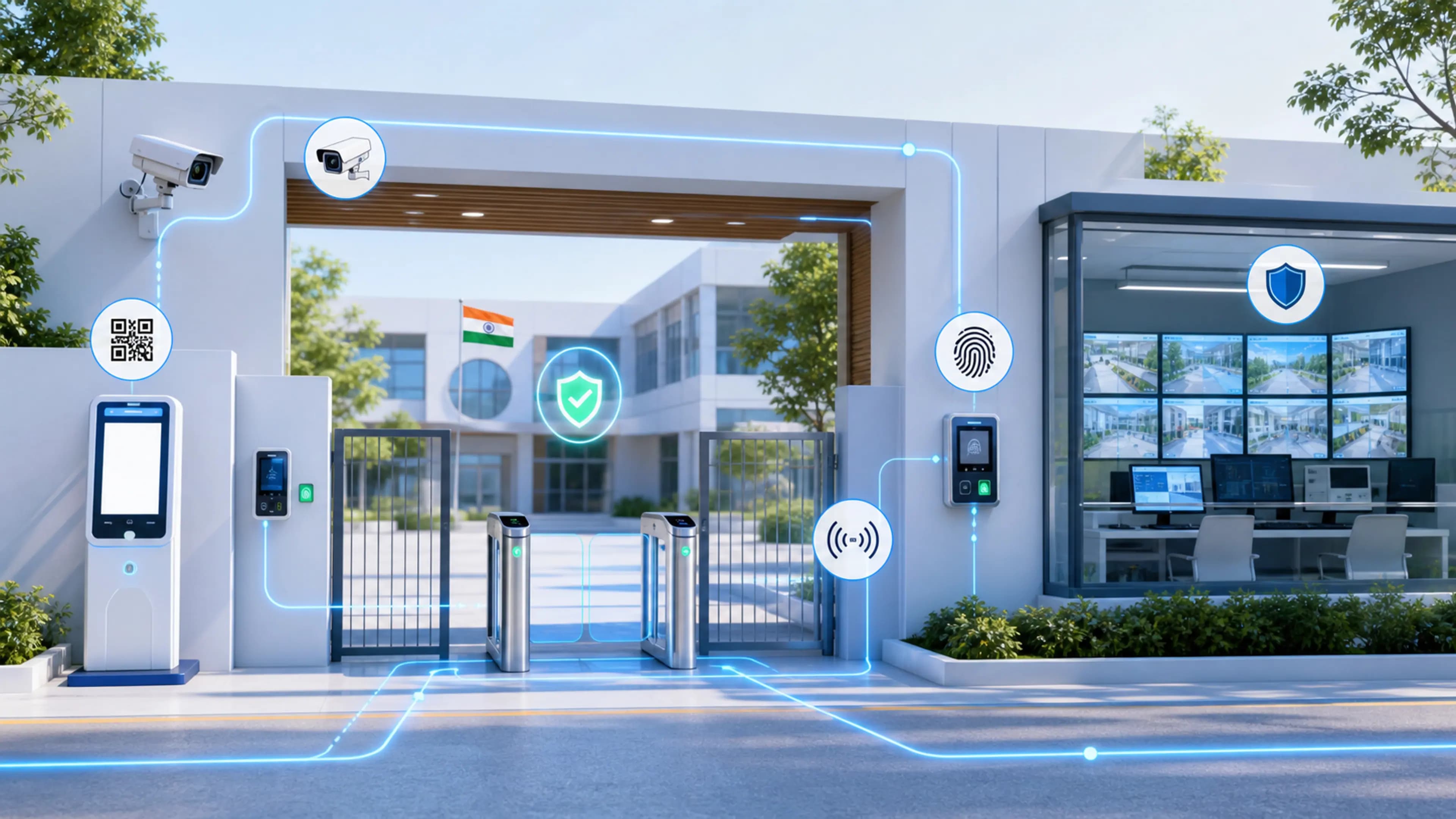 School security ecosystem with access control and monitoring