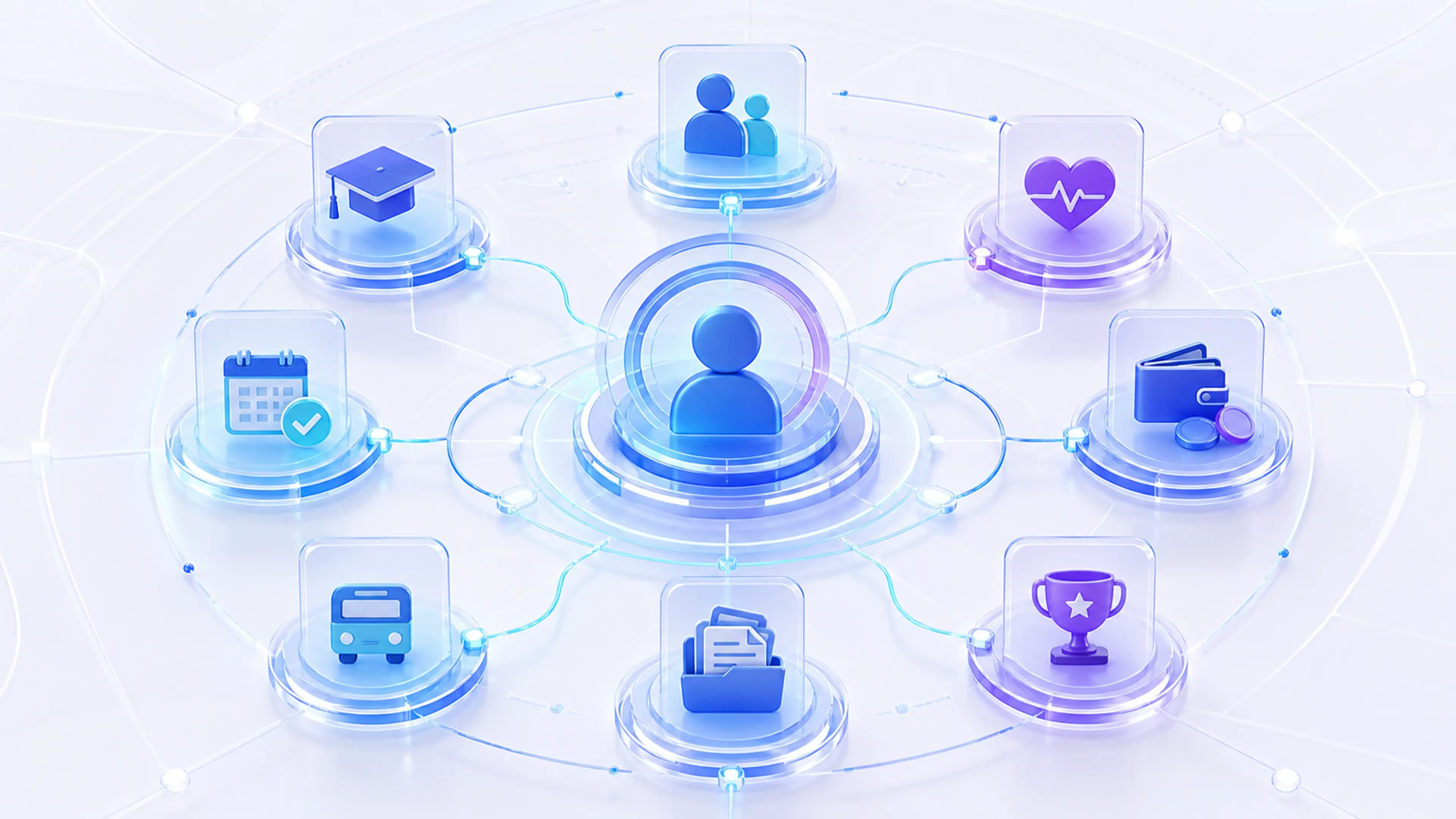 Unified digital student profile and school records