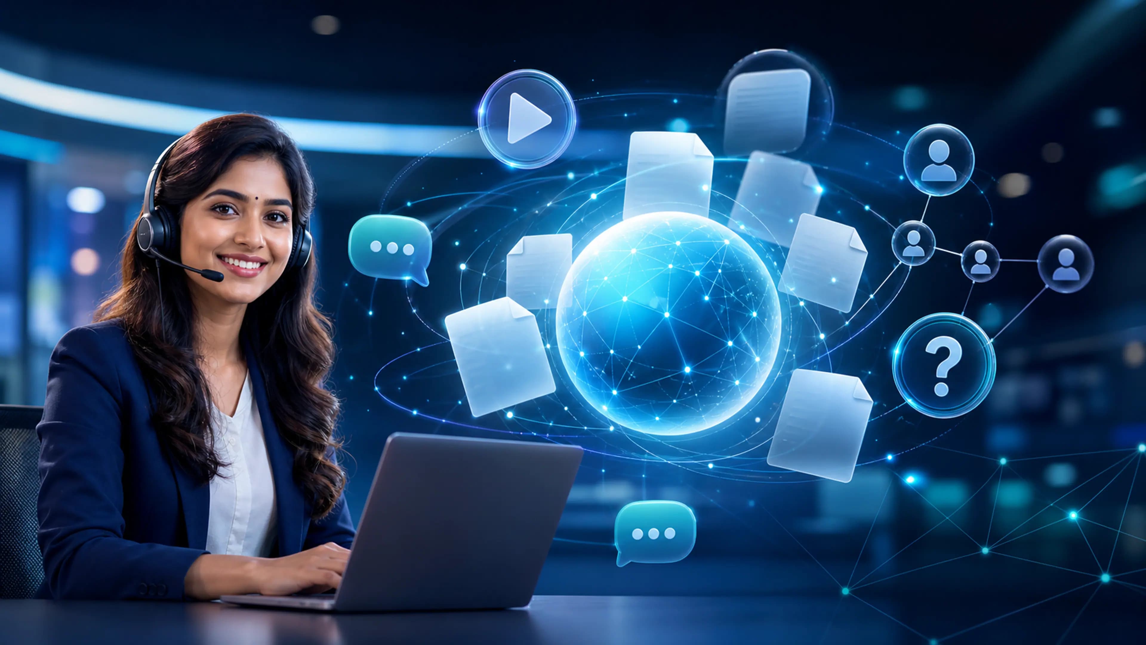 Connected customer support and product knowledge ecosystem